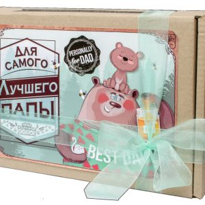 Подарок папе на День рождения. Коробка сладостей.