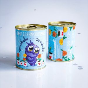 Растения в консервных банках