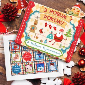 Подарочные наборы на новый год с шоколадом