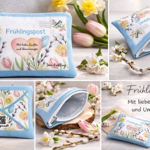 Конверт косметичка із тканини. Ручна робота.