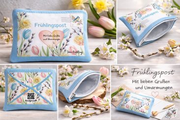 Конверт косметичка із тканини. Ручна робота.