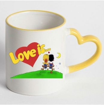 Подарок чашка LOVE is...