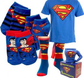 Подарочный набор SUPERMAN носки, футболка, чашка