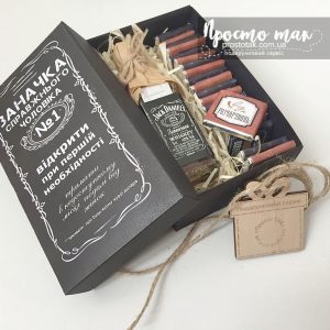 Набор "Заначка": виски, камни для виски и шоколад