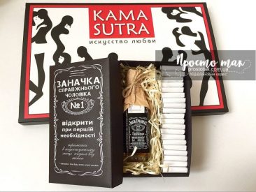 Набор с виски и шоколадом KAMASUTRA