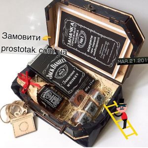 Набор "Заначка" в коробке чемодан из дерева
