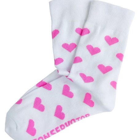 Білі шкарпетки в рожевих сердечках<h3><a href="http://prostotak.com.ua/uk/shop/podarunkovij-kreativ/nosok-konserva/konserva-shkarpetki-koxanij/">Замовити</a></h3>