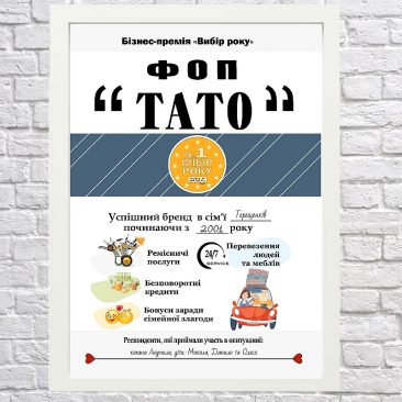 Подарунок для тата чоловіка