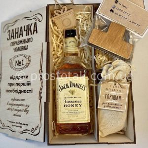Natural box «Заначка» з медовими віскі Jack Daniel’s