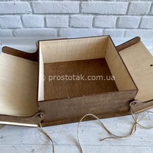 Подарунки в коробках з дерева Hygge box 25х25х10см