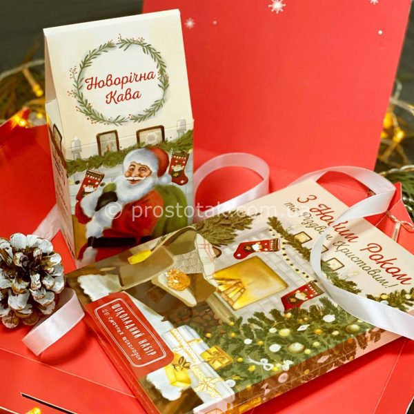 Новорічні бокси із кавою та чаєм
