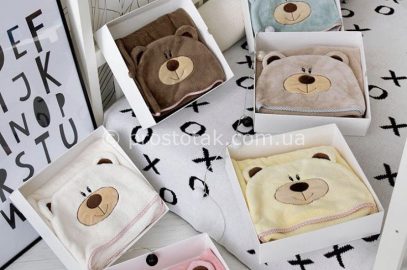 Полотенца детские с капюшоном