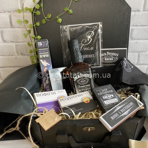 Набір для чоловіка на день народження "Живи з вогником"