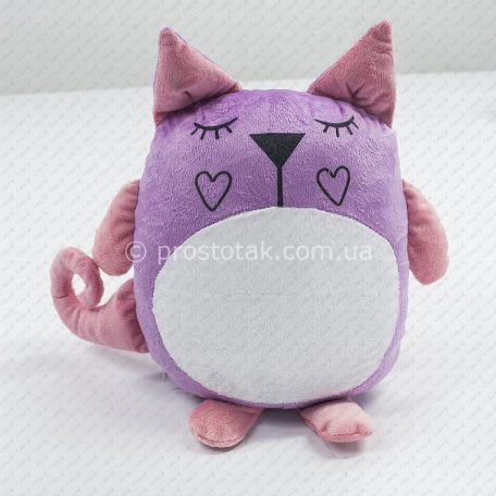 Іграшка подушка котик для друку на животику
