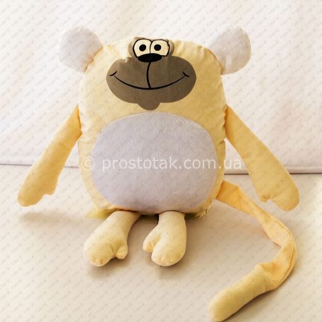 Игрушка обезьянка для печати на животике
