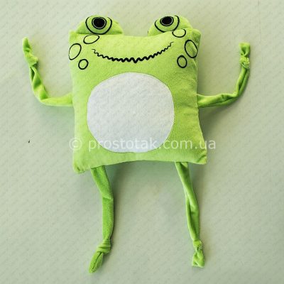 Подушка іграшка для друку на животику жабеня
