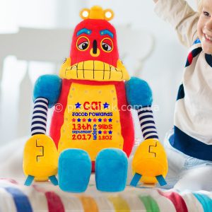 Мягкая игрушка робот для вышивки
