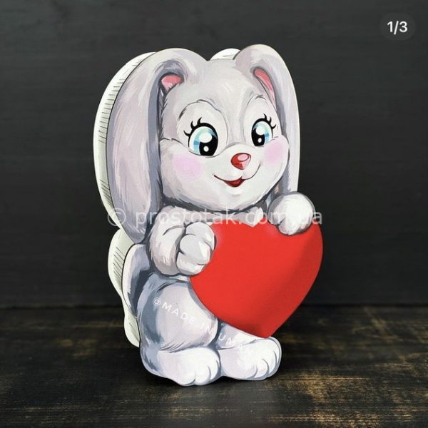 Коробка зайчик