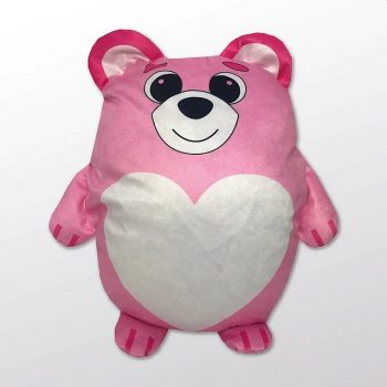 Подушка-игрушка «Медвежонок» с местом для сублимации — сердце