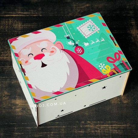 Коробка для новорічних подарунків "Дід мороз"