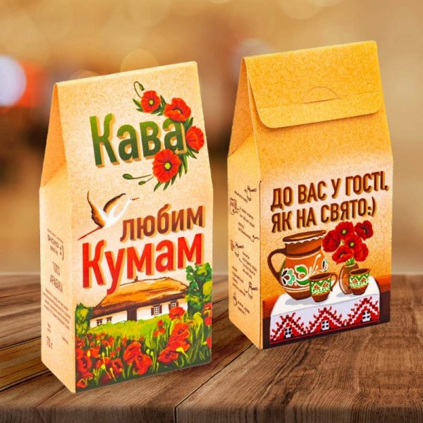 Кава для куми та кума подарунок