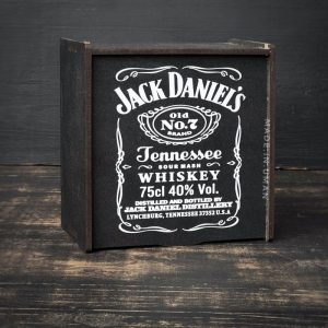 Коробка із написом Jack Daniels 30x30x10см