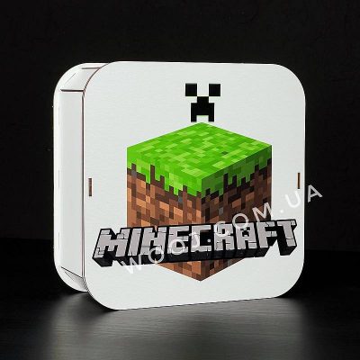Коробка для подарунків з дизайном "Minecraft" 30х30х10 см