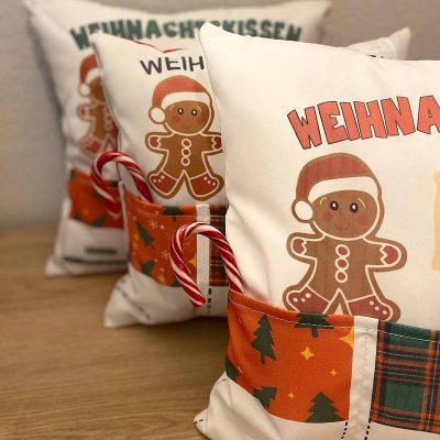 Декоративні подушки із кишенями - креативні подарунки на Новий рік