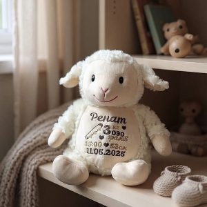 Вишивка на іграшках імен та метрик