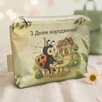Комплект на день народження із принтом божої корівки (сонечко)